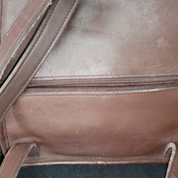 PRICE DROP Coach Womens Backpack Brown Square Turnlock Pockets Adjustable Strap - Picture 10 of 16